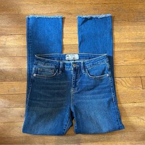 NWOT Free People Blue Ankle Cropped Jeans